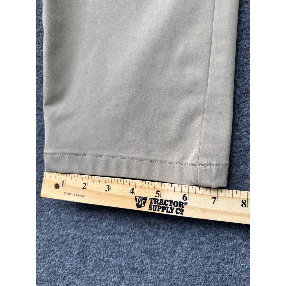 Twillory Performance Pants Mens 36x28 Trim Fit Khaki Golf Technical Fabric Chino